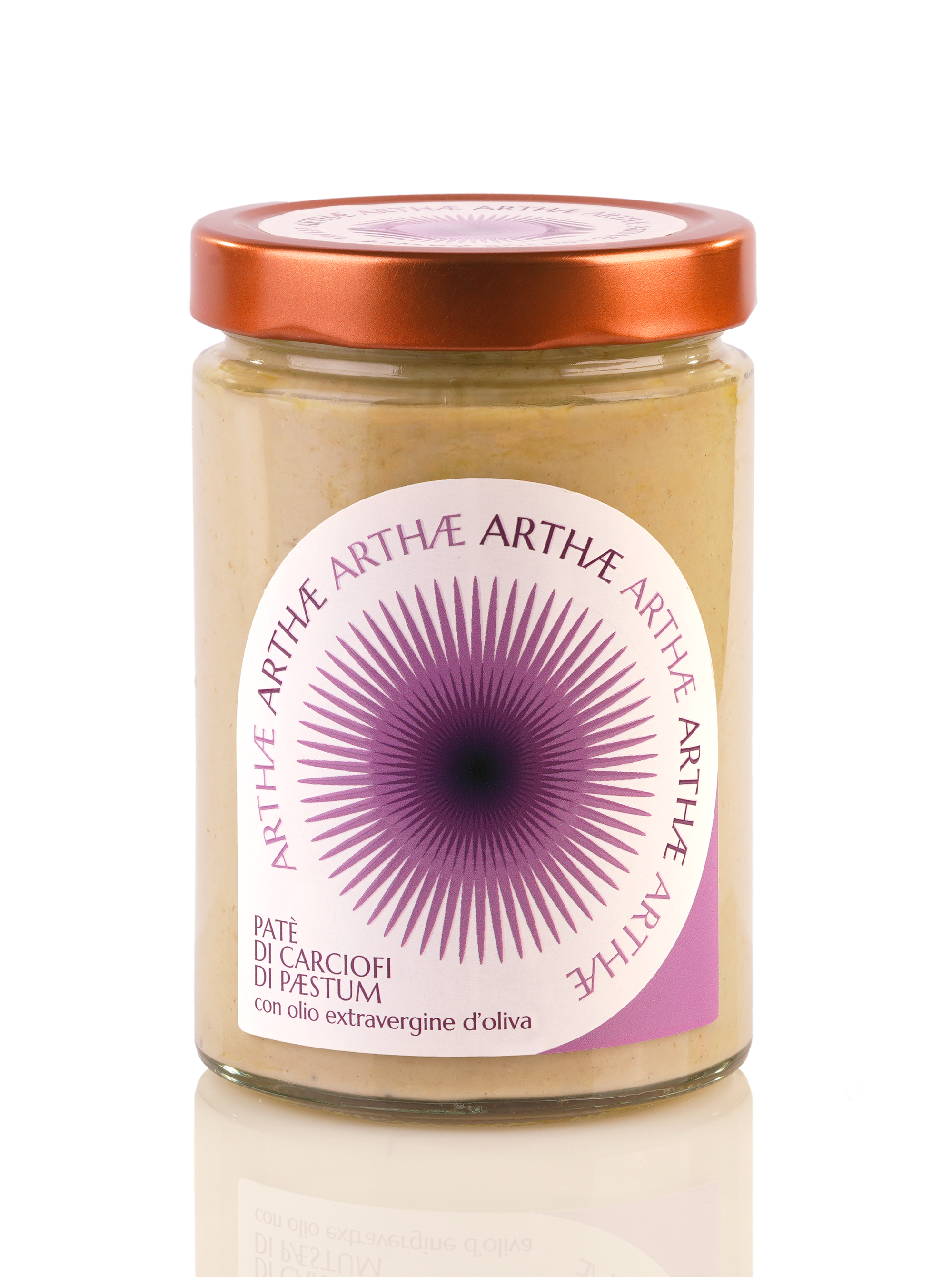 Patè di carciofi di Paestum con olio extravergine di oliva