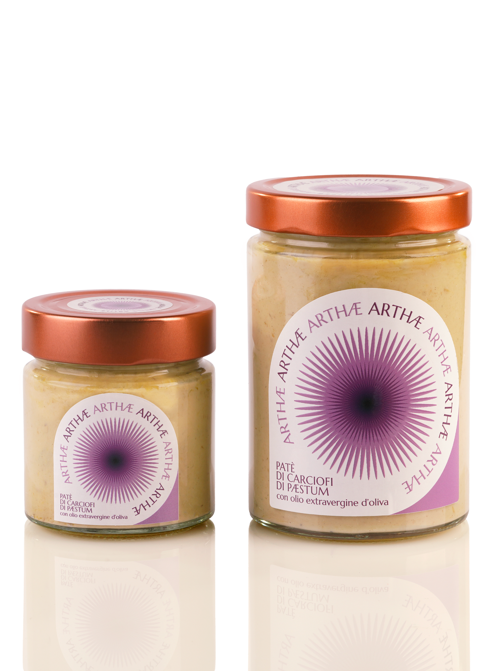 Patè di carciofi di Paestum con olio extravergine di oliva