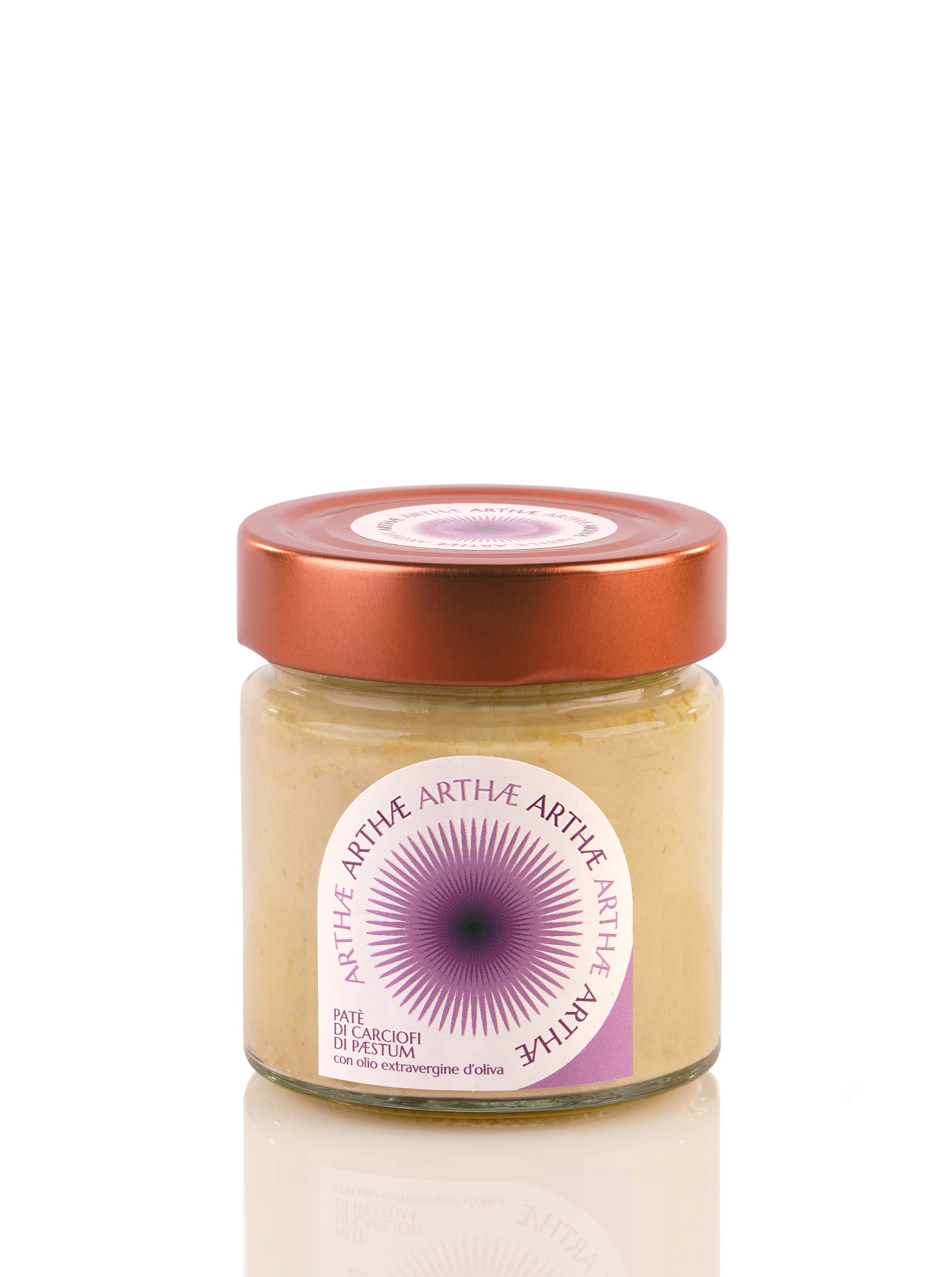 Patè di carciofi di Paestum con olio extravergine di oliva